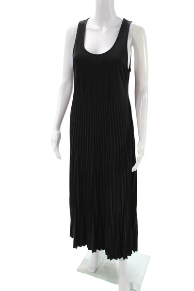 Massimo Dutti Womens Maxi Tank Dress Black Size M