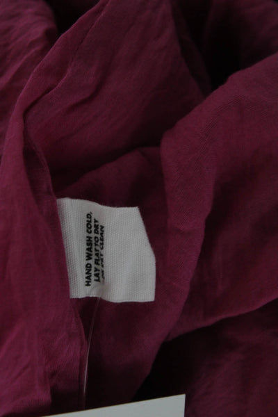 A Piece Apart Womens Pink Shift Sundress Knee Length Organic Cotton Size L