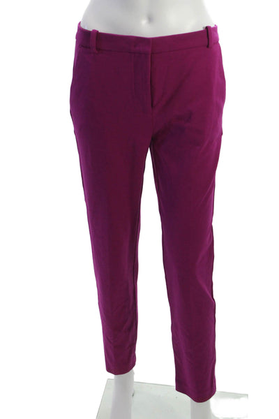 Pinko Womens Ankle Dress Pants Purple 28 Inseam Size 4