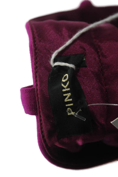 Pinko Womens Ankle Dress Pants Purple 28 Inseam Size 4