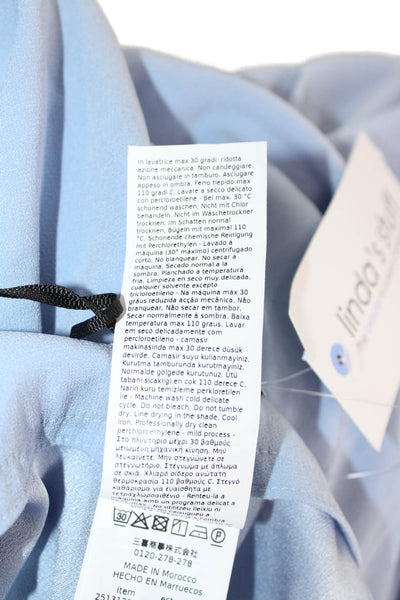 Marella Women Dress Pants Light Blue Zip Inseam 35 Size 6