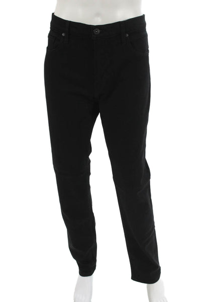 Paige Mens Black Straight Jeans Size 36
