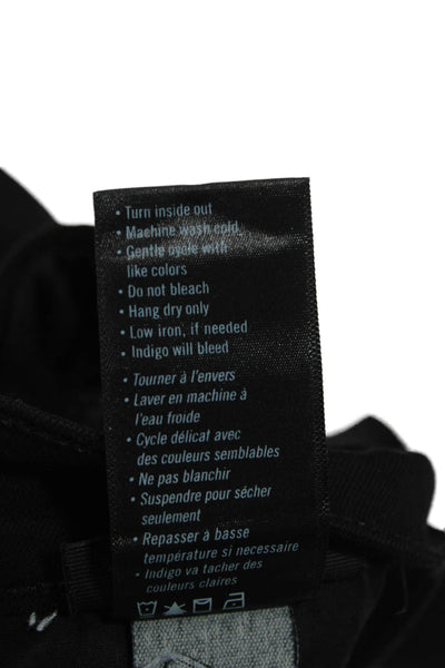 Paige Mens Straight Jeans Black Size 36