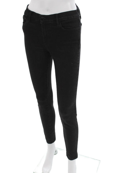 J Brand Women Ankle Skinny Black Jeans Size 27