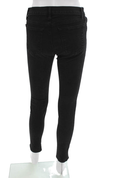 J Brand Women Ankle Skinny Black Jeans Size 27