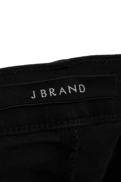 J Brand Women Ankle Skinny Black Jeans Size 27