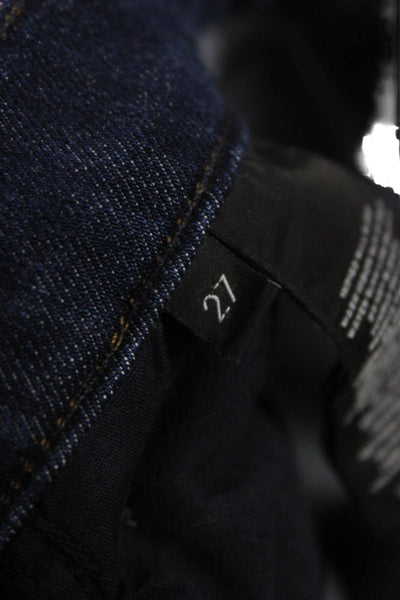 J Brand Womens Dark Blue Skinny Cropped Ankle High Rise Jeans Size 27