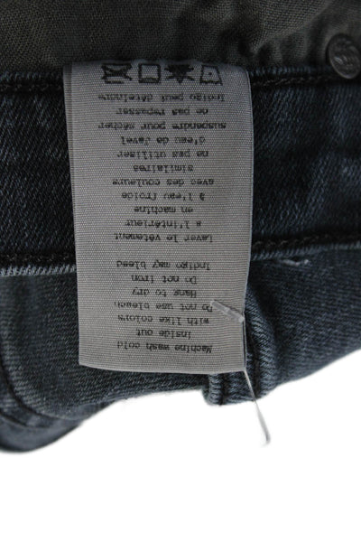 Rag & Bone Jean Women Cropped Skinny Jeans Dark Gray High Rise Size 27