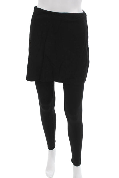FH Clothing Co Women Mini Skort Solid Black Size XS