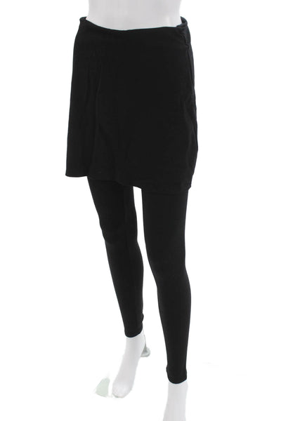 FH Clothing Co Women Mini Skort Solid Black Size XS