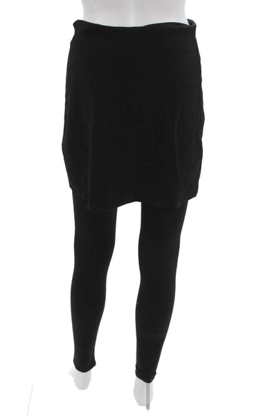 FH Clothing Co Women Mini Skort Solid Black Size XS
