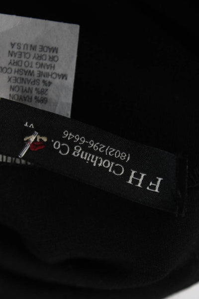 FH Clothing Co Women Mini Skort Solid Black Size XS