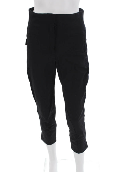 Marthe Francoise Girbaud Unisex Black Cropped Cargo Pants Size 27