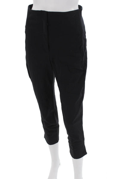 Marthe Francoise Girbaud Unisex Black Cropped Cargo Pants Size 27