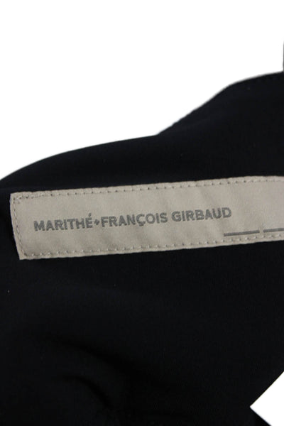 Marthe Francoise Girbaud Unisex Black Cropped Cargo Pants Size 27