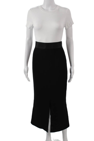 Akris Womens Straight Pencil Midi Skirt Black Size 10