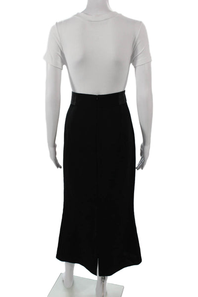 Akris Womens Straight Pencil Midi Skirt Black Size 10