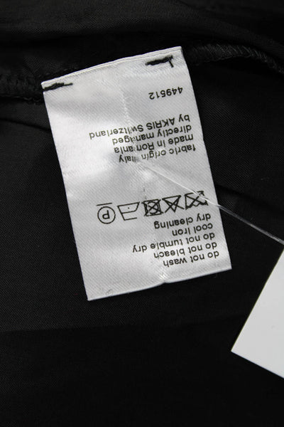 Akris Womens Straight Pencil Midi Skirt Black Size 10