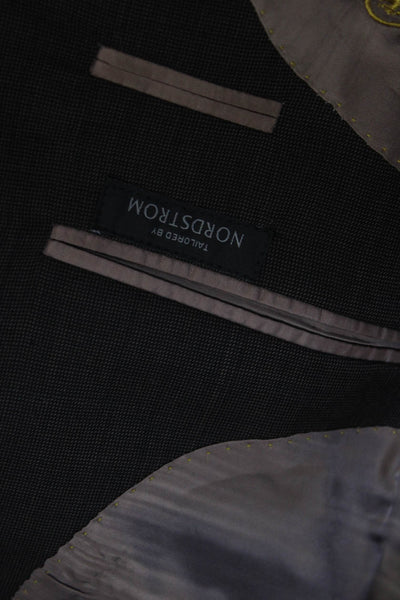 Hart Schaffner Marx Men Dark Gray 2 Piece Suit Big & Tall Polyester Size 48