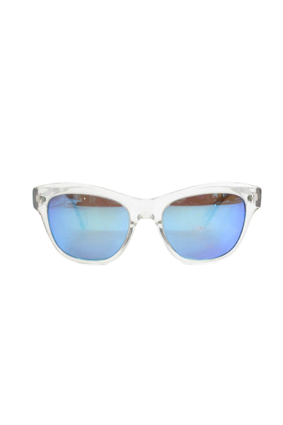 Oliver Peoples Womens Transparent Cat Eye Sunglasses Clear Size 53-18 145mm