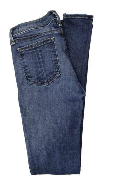 Rag & Bone Womens Skinny Dark Blue Jeans Mid Rise 25in Inseam Size 25