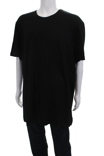 Standard James Perse Mens Black Cotton Short Sleeve T-Shirt Designer Size 5