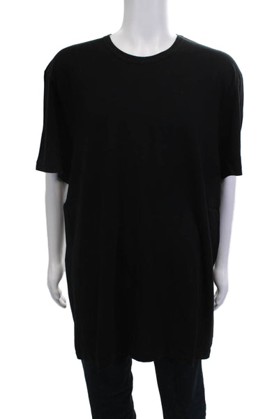 Standard James Perse Mens Black Cotton Crew Neck T Shirt Short Sleeve Size 5