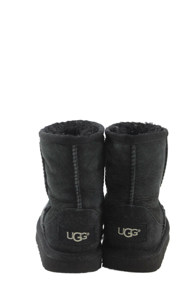 Ugg Toddlers Suede Classic Short II Casual Boots Black Size 7