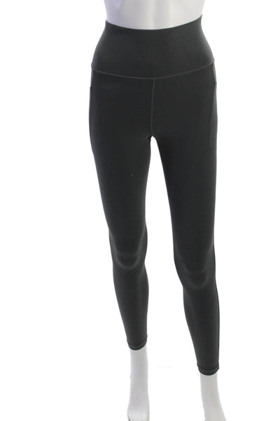 Athleta Womens Black Leggings 75% Nylon 25% Lycra Size 2XS