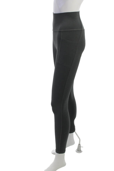 Athleta Womens Black Leggings 75% Nylon 25% Lycra Size 2XS