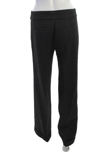 J Crew Women Black Wool Dress Pants Size 4 Tall