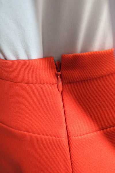 J Crew Womens A-Line Mini Skirt Orange Size 2