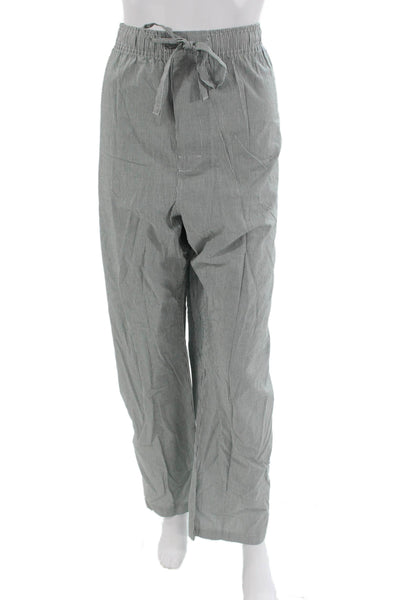 J Crew Womens Striped Pajama Pants Green White Size Extra Extra Large