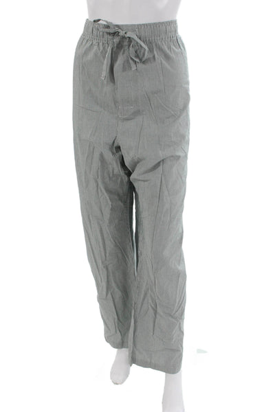 J Crew Womens Striped Pajama Pants Green White Size Extra Extra Large