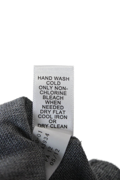 Banana Republic Women Basic Gray Wool Lyocell Sleeveless Tank Size M