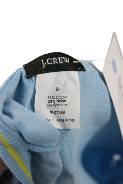 J Crew Women Basic Tank Light Blue Crew Neck Size S