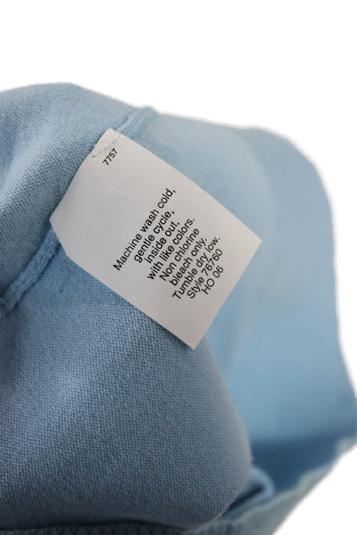 J Crew Women Basic Tank Light Blue Crew Neck Size S