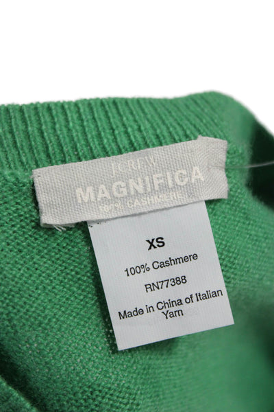 J Crew Unisex Cashmere Crew Neck Vest Green Size XS