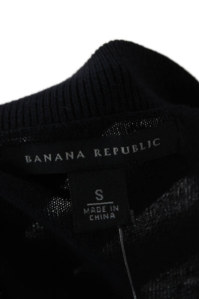 Banana Republic Womens Merino Wool Dark Blue Cardigan Size S