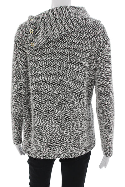 Calvin Klein Unisex Black Pullover Sweater Polyester Blend Long Sleeve Size M
