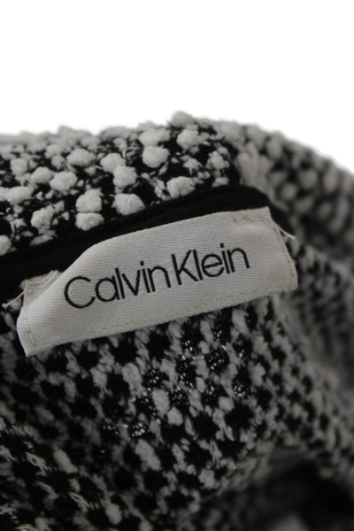 Calvin Klein Unisex Black Pullover Sweater Polyester Blend Long Sleeve Size M