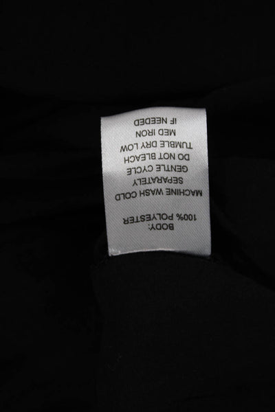 Lola & Sophie Women V-Neck Sleeveless Basic Blouse Black Size S