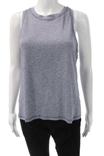 Athleta Womens Basic Sleeveless Crew Neck Tank Gray Size S