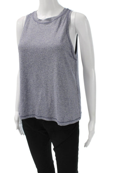Athleta Womens Basic Sleeveless Crew Neck Tank Gray Size S