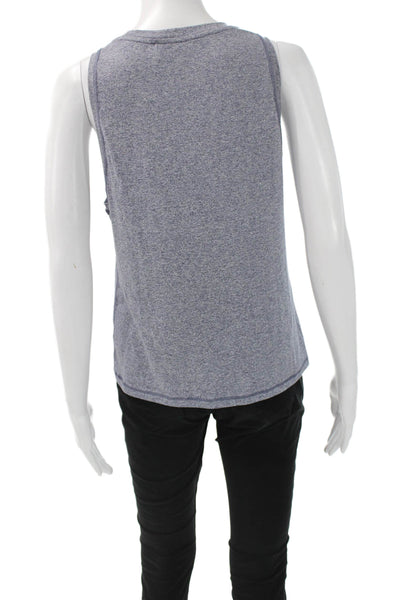 Athleta Womens Basic Sleeveless Crew Neck Tank Gray Size S