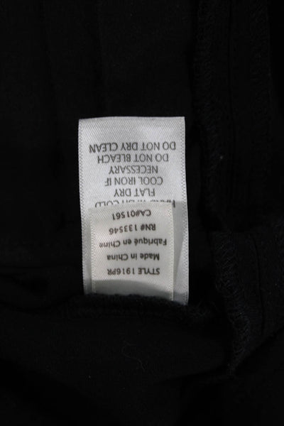 Ecru Womens Black Dress Pants Rayon Blend Classic Size XS