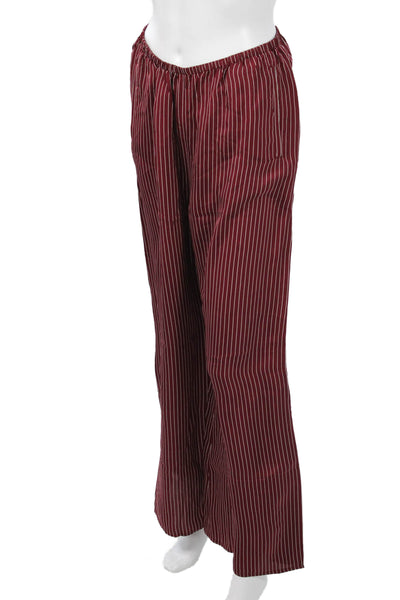 Commando Womens Biker Jegging Pants Black Polyester Blend Striped Size M