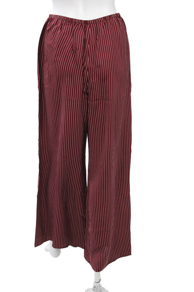 Commando Womens Biker Jegging Pants Black Polyester Blend Striped Size M