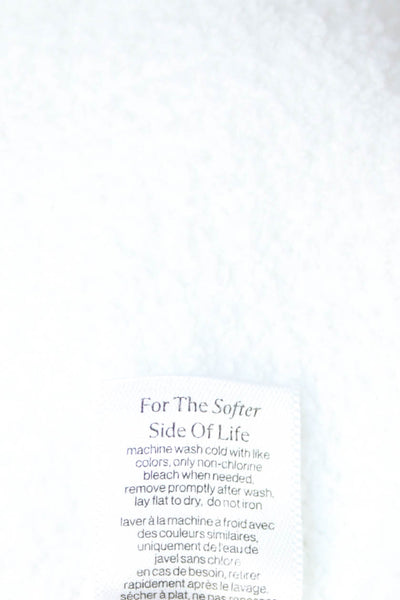 Eberjey Women White Sweatpants 100% Recycled Polyester Size M