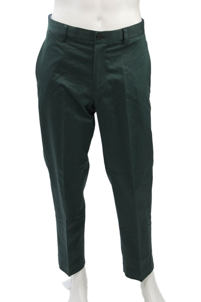 Brooks Brothers Mens Green Chino Pants Size 32
